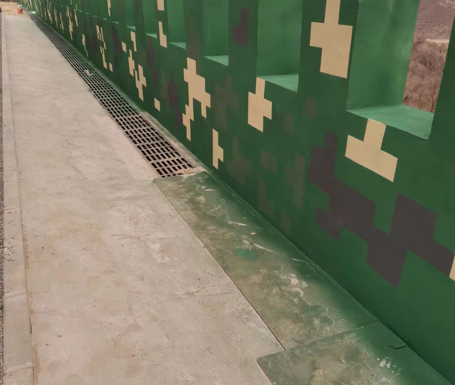 宿迁围墙迷彩喷涂,数迷彩漆